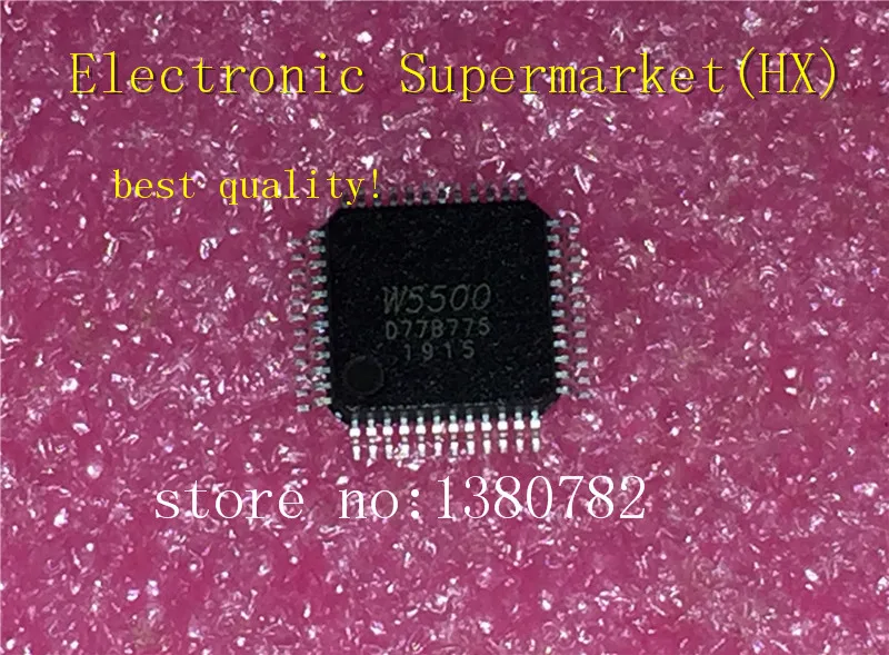 Free Shipping 10pcs-50pcs W5500 LQFP-48 IC In stock!