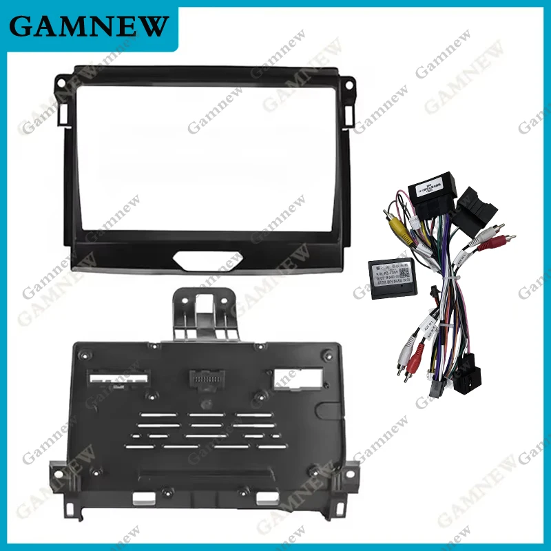 9 Inch Car Frame Fascia Adapter Canbus Box Decoder For Android Radio Dash Fitting Panel Kit Ford Ranger 2015-2020 Low End