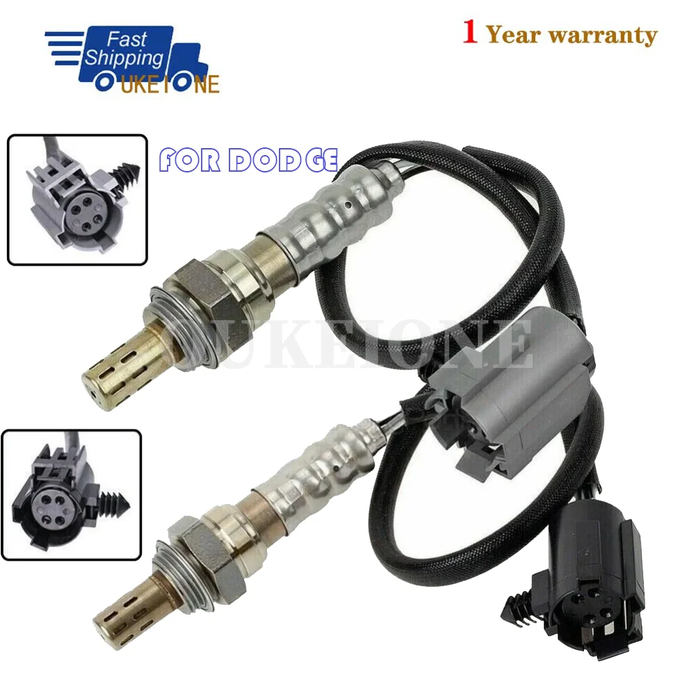 

2Pcs For 1996 1997 1998 1999 2000 Dodge Ram 1500 2500 3500 Oxygen O2 Sensor Upstream Downstream 234-4076 203-4077