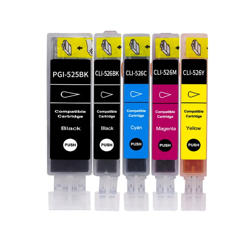 PGI525 PGI-525 CLI-526 For Canon PGI 525 CLI 526 Ink Cartridge PIXMA iP4850 MG5150 MG5250 MG6150 MG8150 MG5350 MG6250 Printer