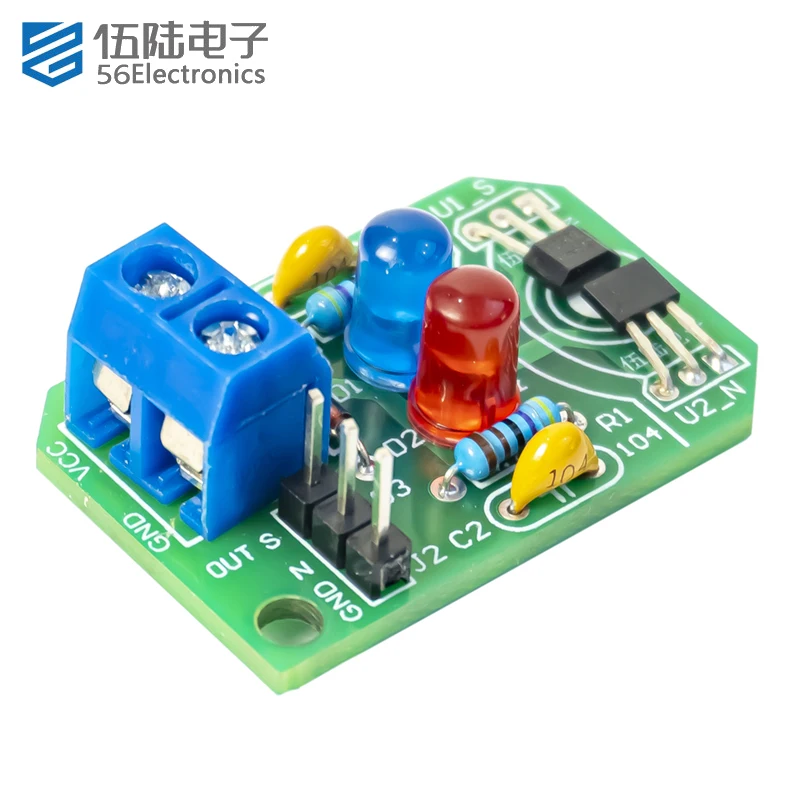 Hall Sensor Magnetic Detection Pole Resolver DIY Kit Electronic Components Assembly and Soldering Boards