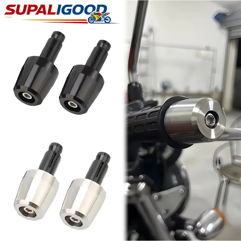 

For YAMAHA FZ1 FAZER FZ6 ZF8 fz1 Handlebar Grips Handle Bar Cap End Plugs Weight Slider Stainless steel