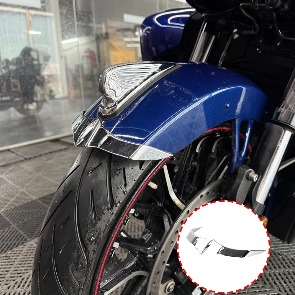 

Front Fender Fairing Tip Trim For Indian Dark Horse Challenger Limited Pursuit Limited 112 PowerBand 2025 Motorcycle Accessories