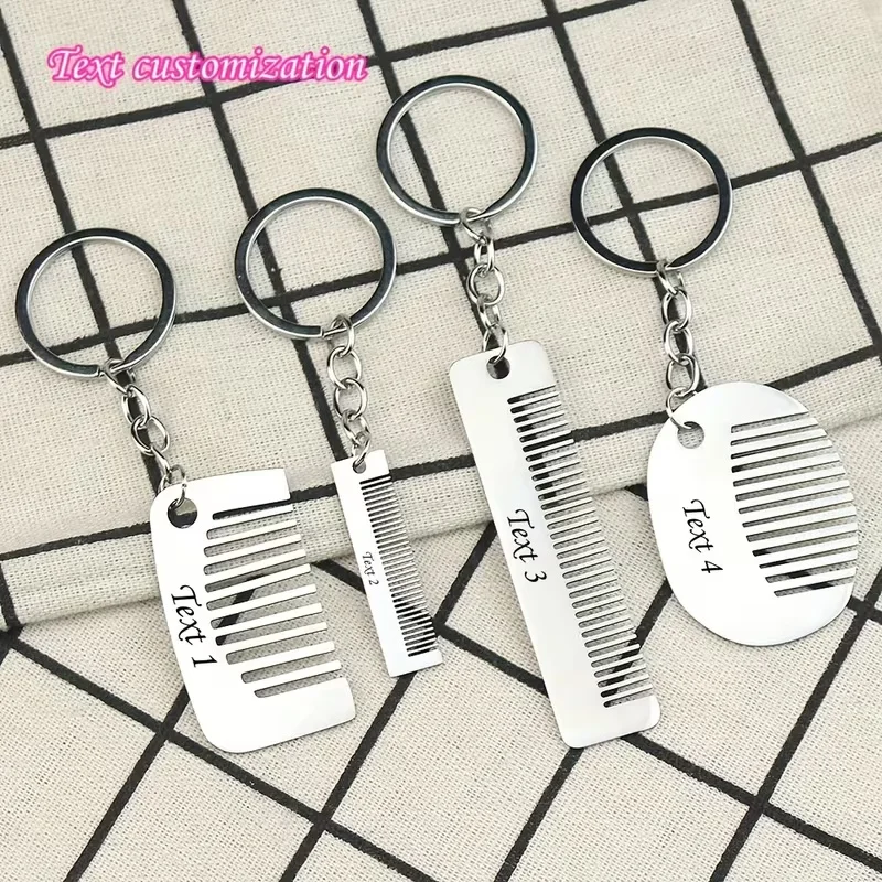 

Брелок для ключей с индивидуальной гравировкой, модный персонализированный брелок из нержавеющей стали, подарок для пары, подарок для девушки, женские украшения, подарки для женщин