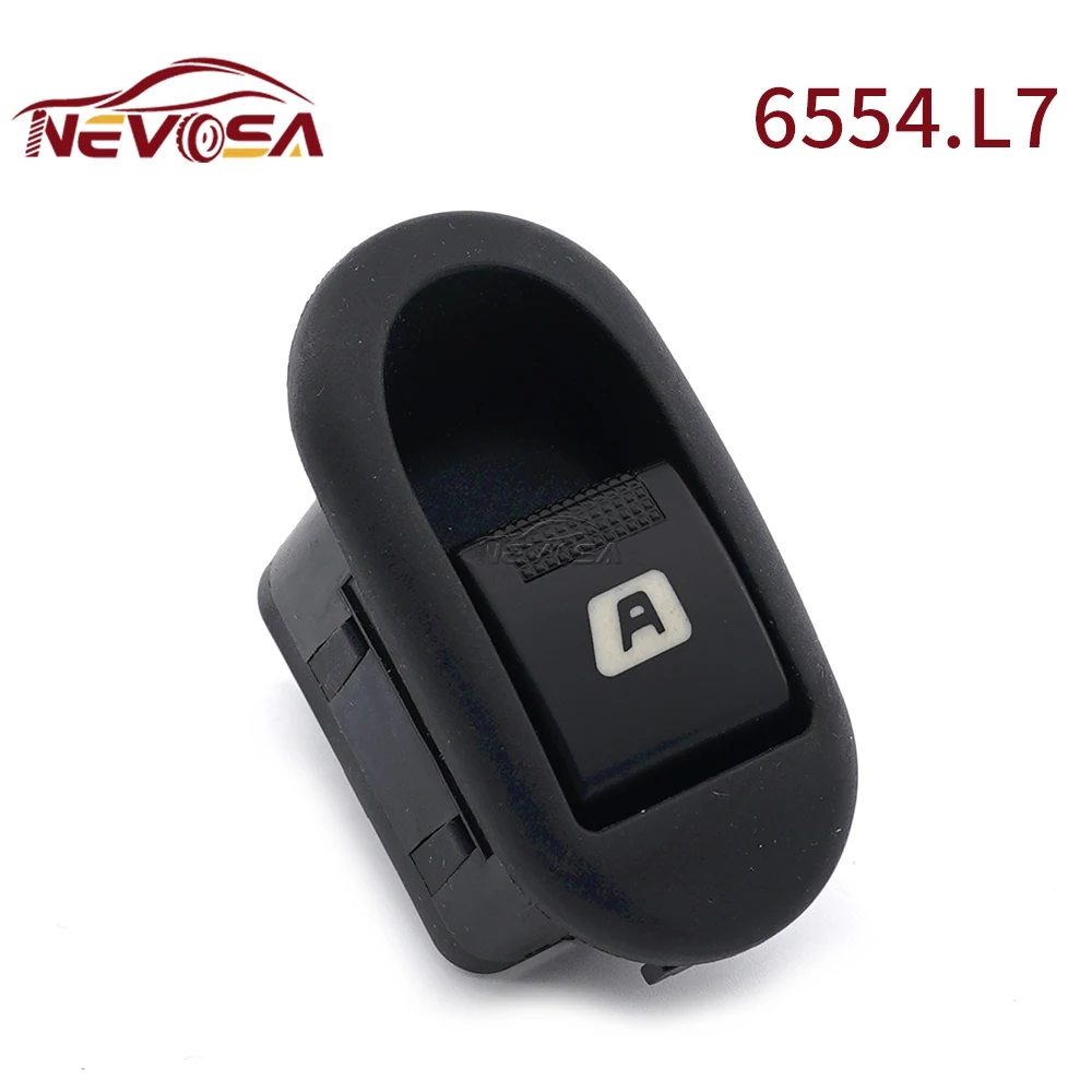 NEVOSA 6554.L7 For Citroen C2 C3 Peugeot 1007 2002-2017 Power Window Control Switch Lock Electric Glass Lifter Button