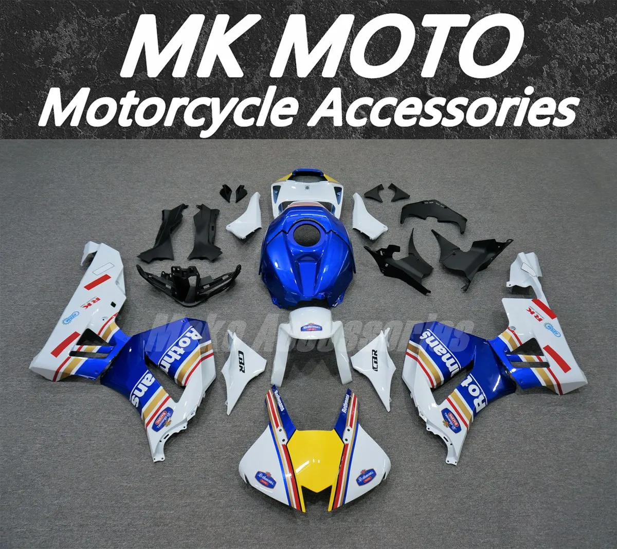 

Moke moto Motorcycle Fairings Kit Fit For Cbr600rr 2020 2021 Bodywork Set High Quality ABS Injection New Blue White Yellow