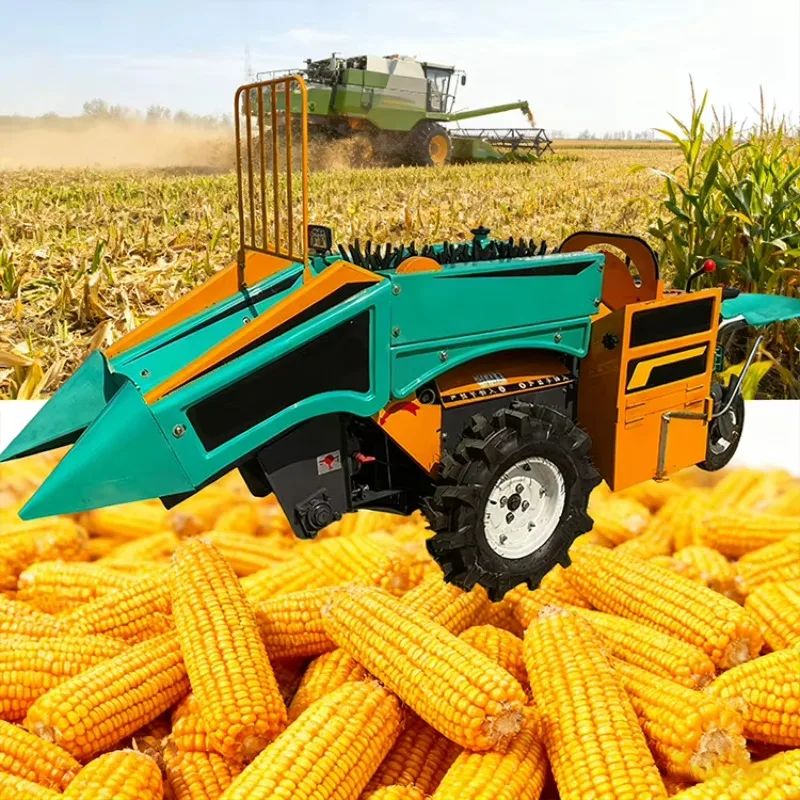 Machine de récolte de maïs haute performance, stable et pratique, largement utilisée pour les opérations de cueillette agricole