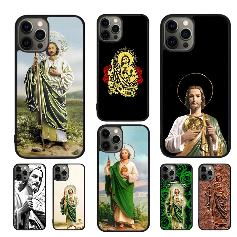 San Judas Phone Case For iphone 16 15 14 11 12 13 mini Pro  XR XS MAX Plus SE coque Cover Shell