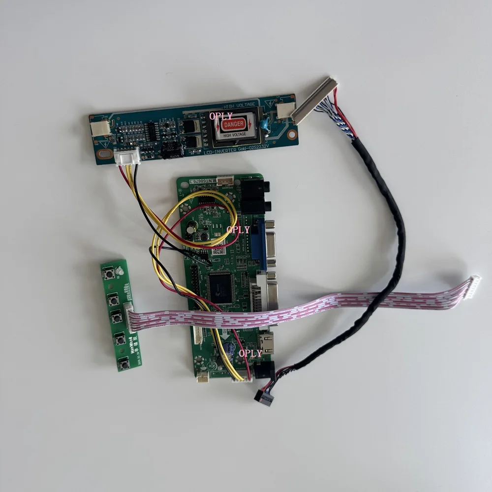 

Controller board HDMI-compatible VGA DVI for LQ164M1LA4AB LQ164M1LA4A 1920X1080 16.4" LCD panel screen monitor display DIY