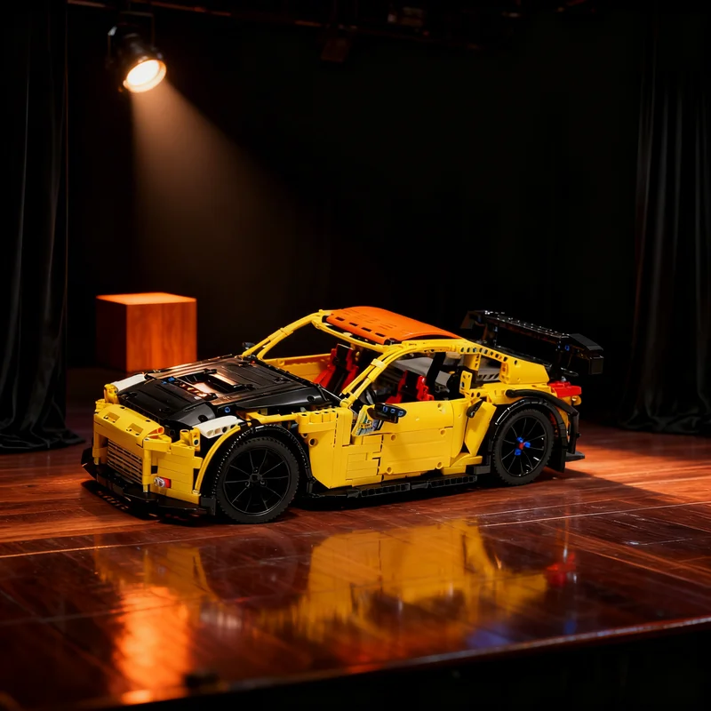 

2508pcs MOC Nissan Fairlady 350Z 1 8 Scale Technical Model Building Blocks DIY Gift Creative Collectible Display Decor Premium