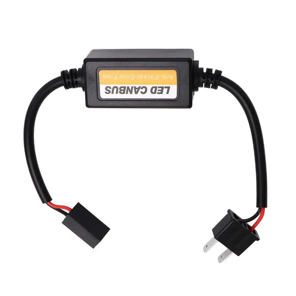 Universal Warning Anti-Flicker Prevent flickering H7 LED Headlight Decoder H7 Decoder Adapter Error Canceller Resistor Decoder
