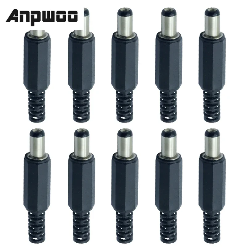 5 pz 10 pz DC femmina maschio spina di alimentazione 5.5mm x 2.1mm maschio femmina Jack presa adattatore connettori Set per progetti fai da te connettore