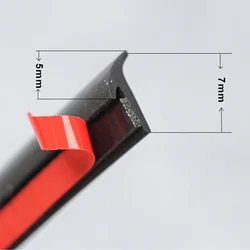 2m Gumowe uszczelki samochodowe Taśmy uszczelniające krawędzie Listwa uszczelniająca Do przedniego tylnego zderzaka samochodu Boczna spódnica Uszczelka gumowa Uszczelka okna