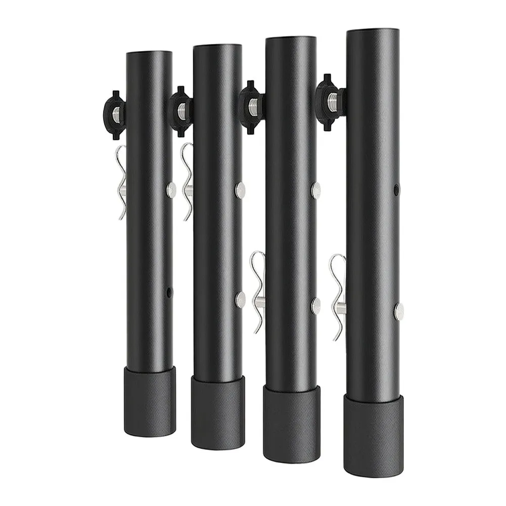 for Adjustable Table Leg Extenders 4 Pack Steel Material 3 Height Options 2in to 6in for Enhanced For Comfort and Stability