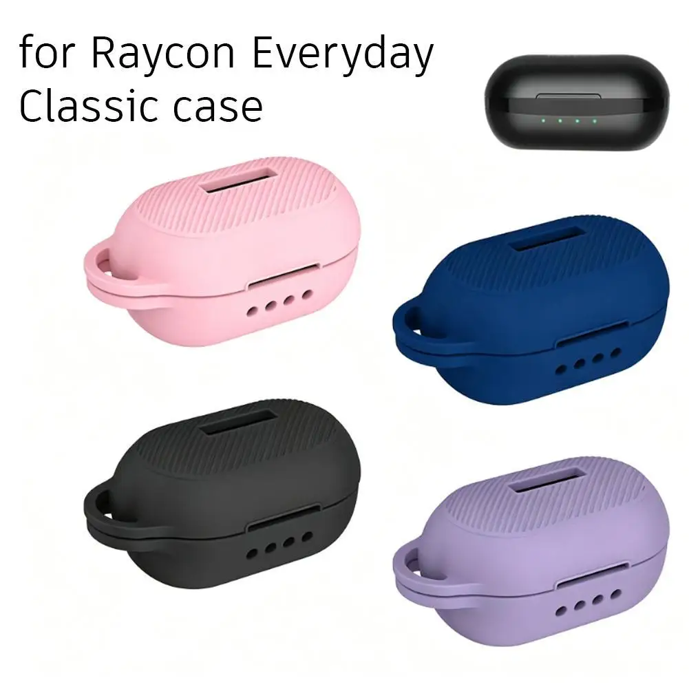 Silicone Protective Case For Raycon Everyday Classic Earphone Cover Shockproof Anti-drop Wireless Earbuds Case Earphone Accessor