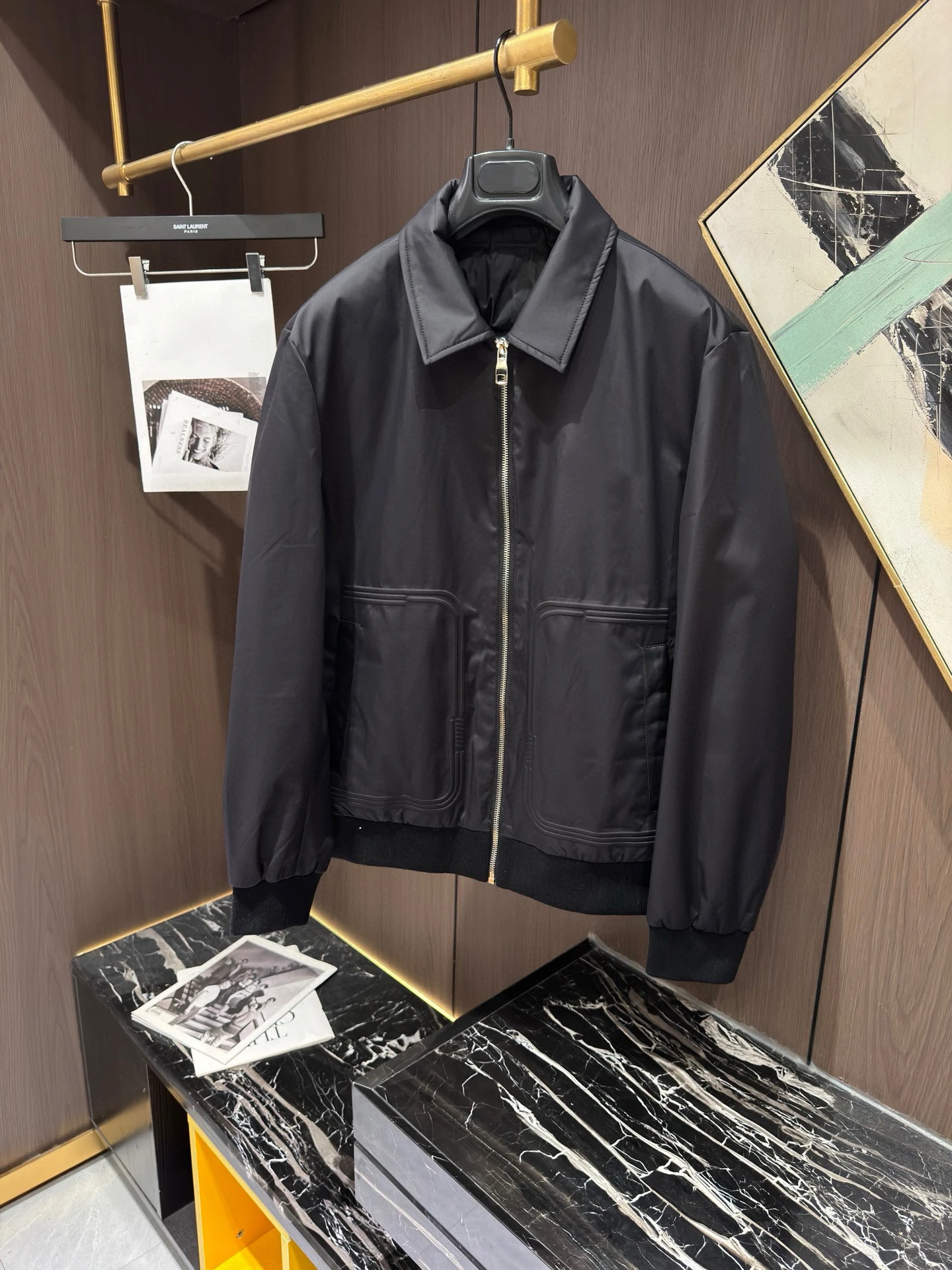 

Мужская повседневная хлопковая куртка LP Version из технологичной ткани для осени и зимы, в стиле Old Money, для городского образа жизни