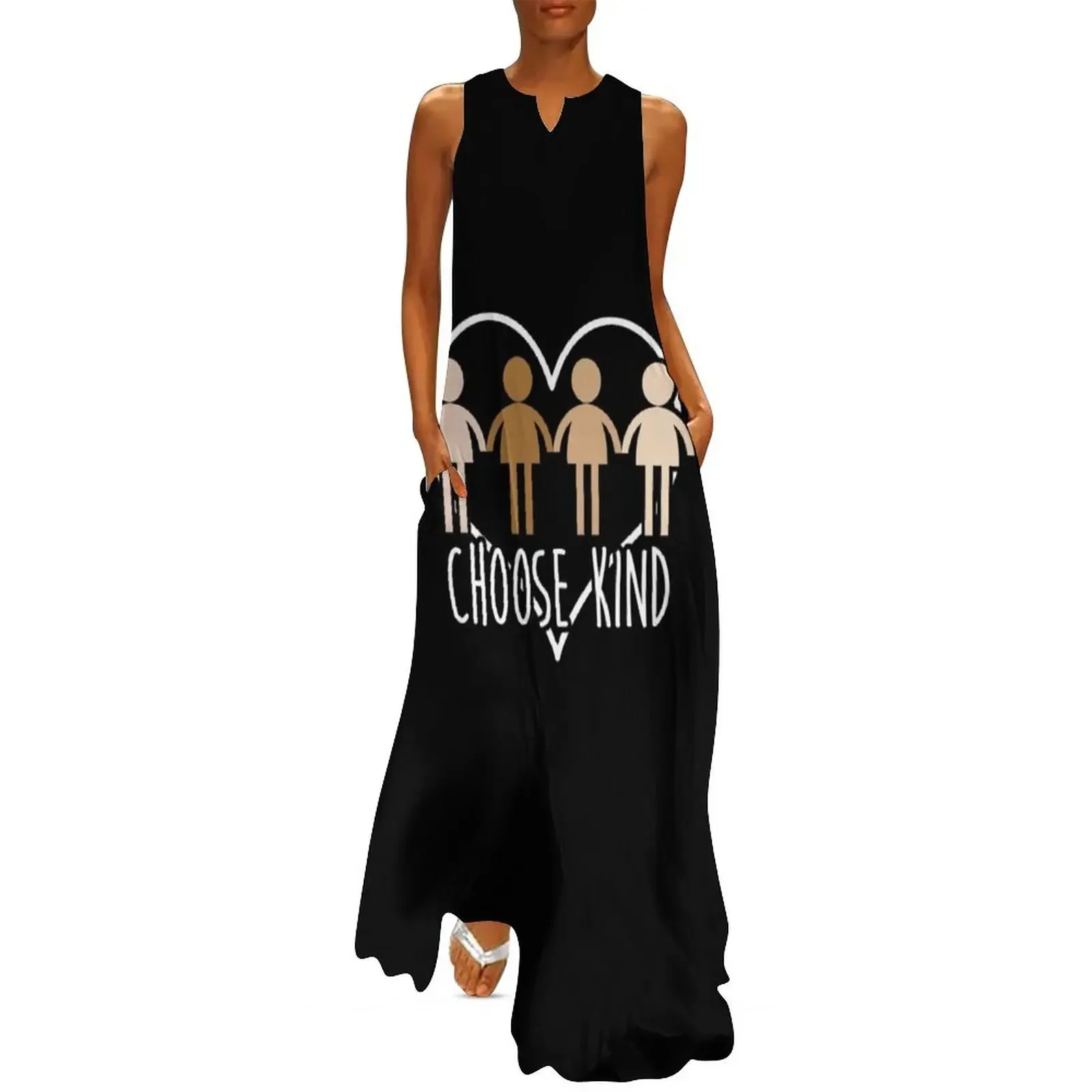 

Choose Kind Kindness Long Dress sexy short dresses daring Long dress woman prom clothes women's summer jumpsuit Dress