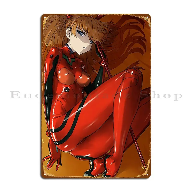 Asuka Metal Sign Print Painting Wall Mural Garage Club Tin Sign Poster