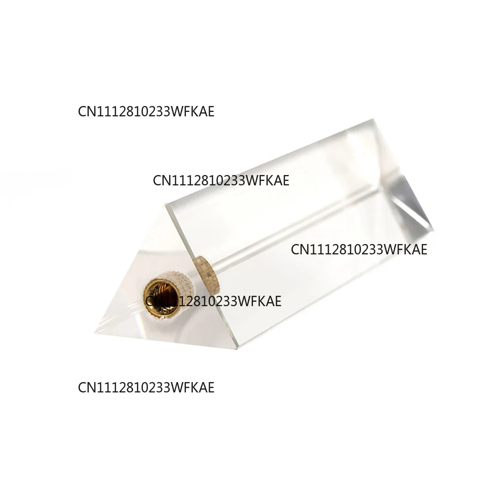 Triangular Prism for Photos 30x30x130mm With Stand Studio Photography Shooting Rainbow Effects Filter Crystal Glass for Photos