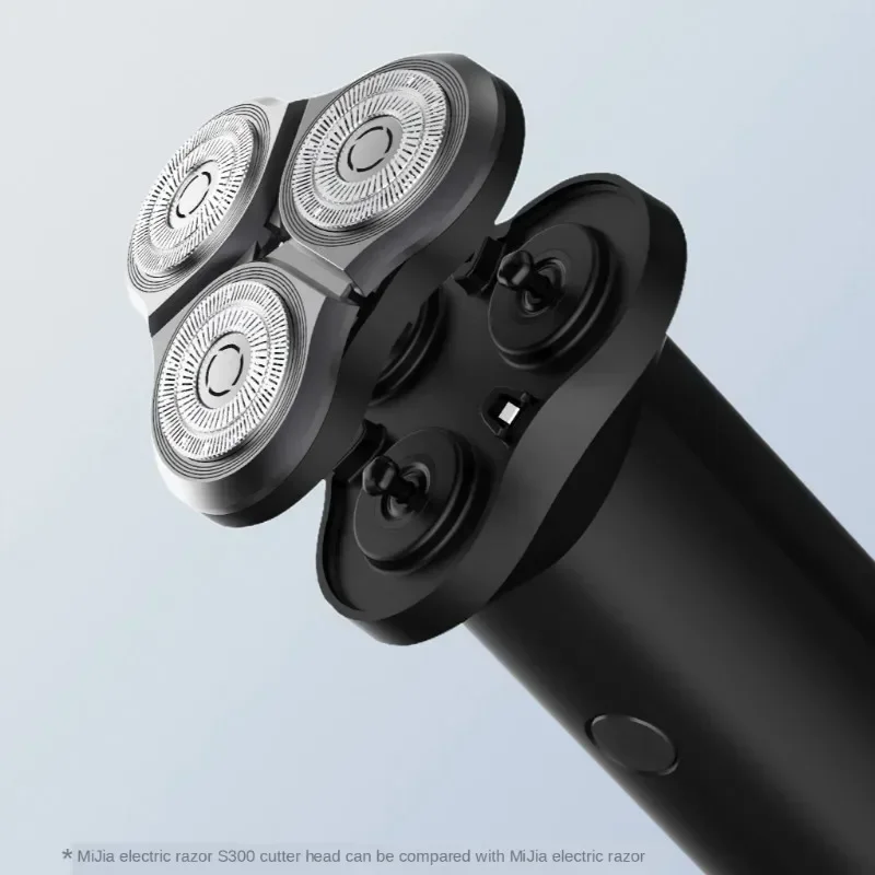 الأصلي Xiaomi Mijia S300 ماكينة حلاقة كهربائية مزدوجة القاطع الأسود ثلاثية الأبعاد القشرة العائمة رئيس IPX7 مقاوم للماء نوع-C شاحن
