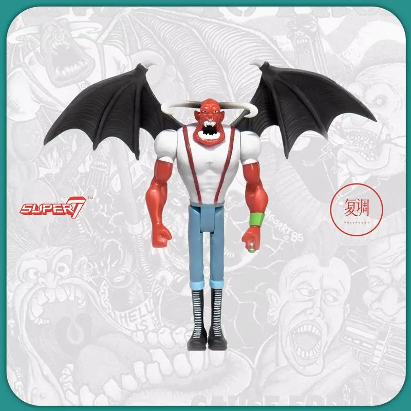 

In Stock Super7 Agnostic Front Eliminator ReAction Figure Music Toy Model Toy Collection Gift Doll Birthday