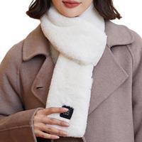 Heating Scarf USB Rechargeable Electric Heated Scarf Soft Three-gear Temperature Control Neck Wrap Warmer for Women Men