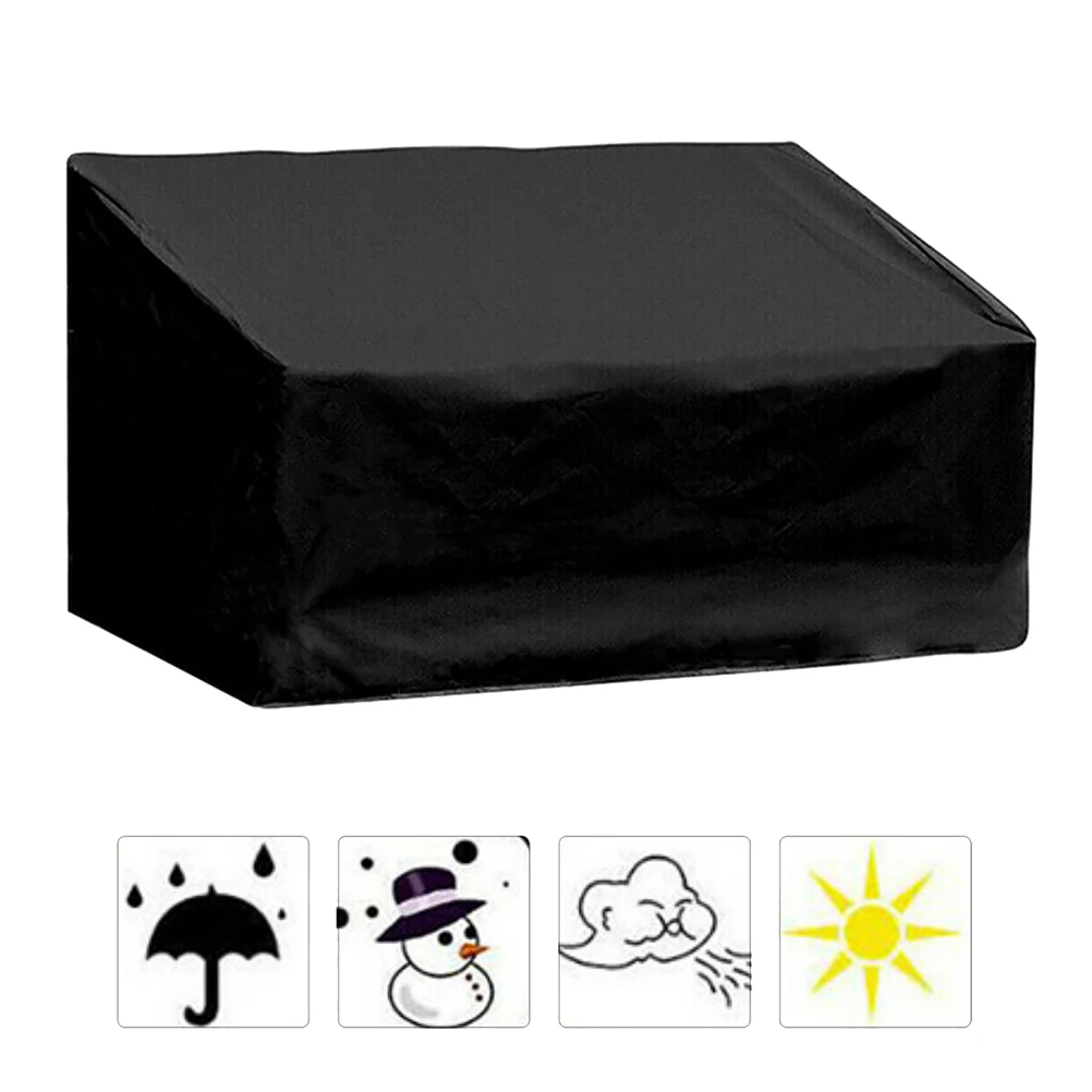 

1pc Garden Seat Waterproof Protective Cover Durable Oxford Cloth Bench Cover Outdoor Garden Park Dustproof Frostproof Easy Fold