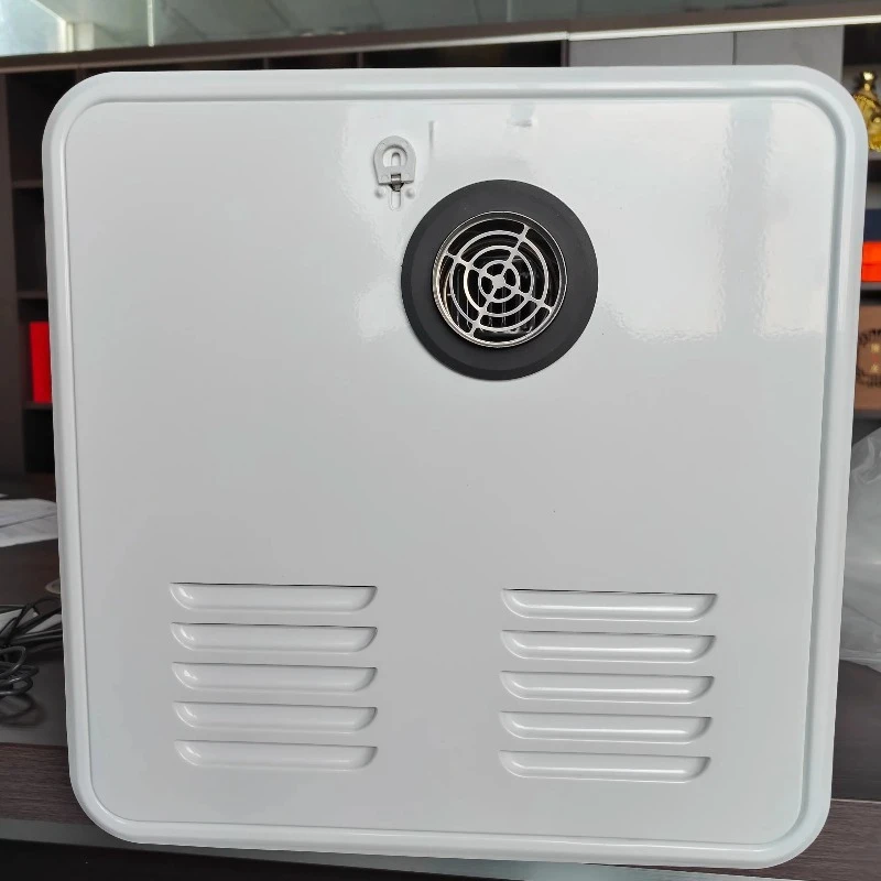 DC12V RV Tankless Built-in Pressure Relief Valve with White Door and Remote Controller Instant Hot Water Heaters