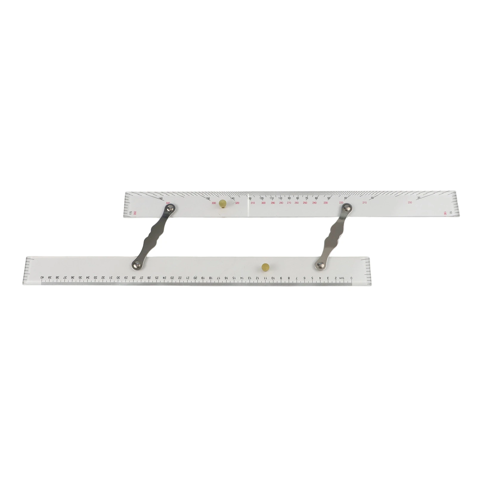 45cm Parallel Ruler for Plotter Navigation with Aluminum Chain Tension Mechanism for Straight Line Drawing on Charts