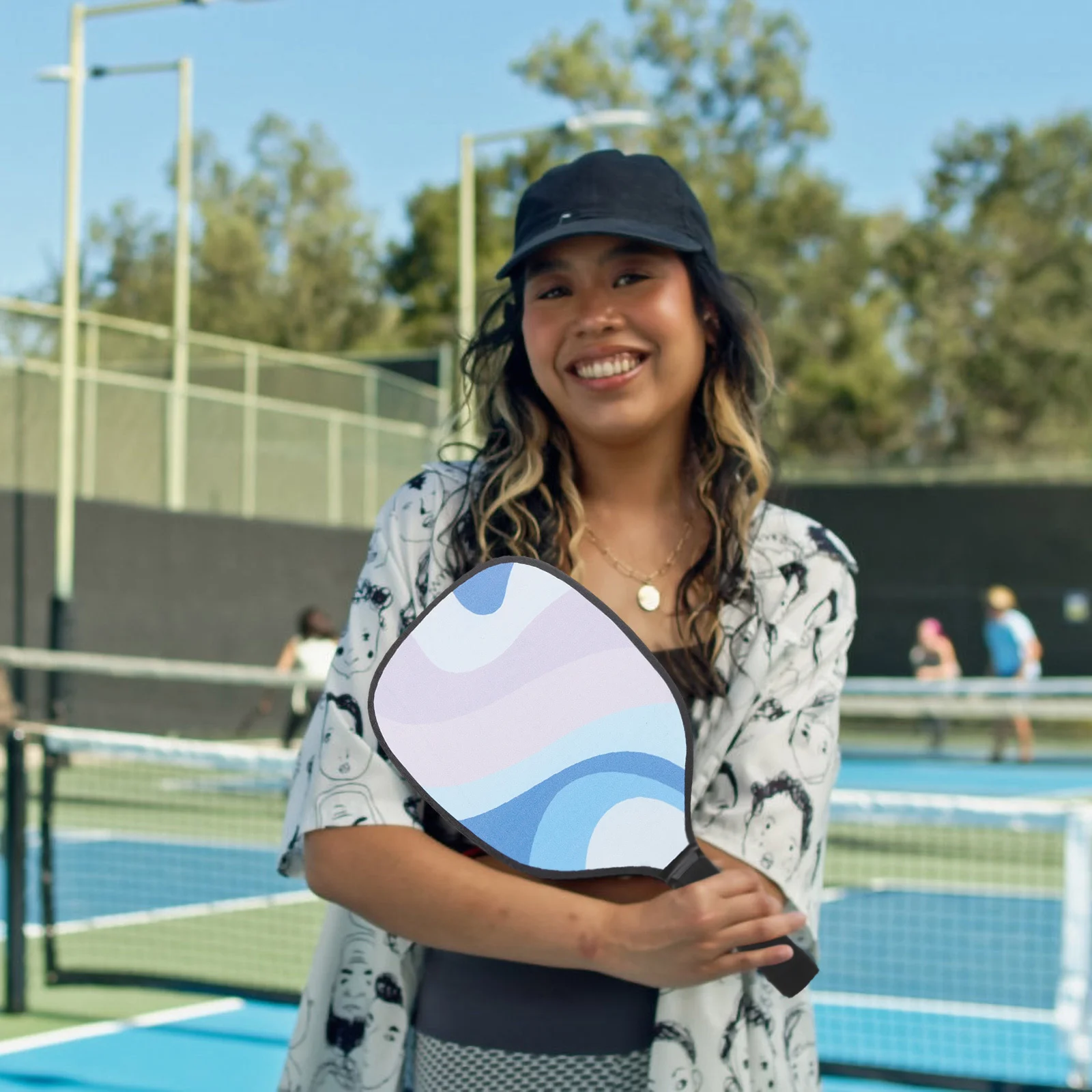 

1Set Pickleball Rackets Set Lightweight Durable Portable ABS Wood Outdoor Indoor Practice Paddle Kit Pickleball Rackets