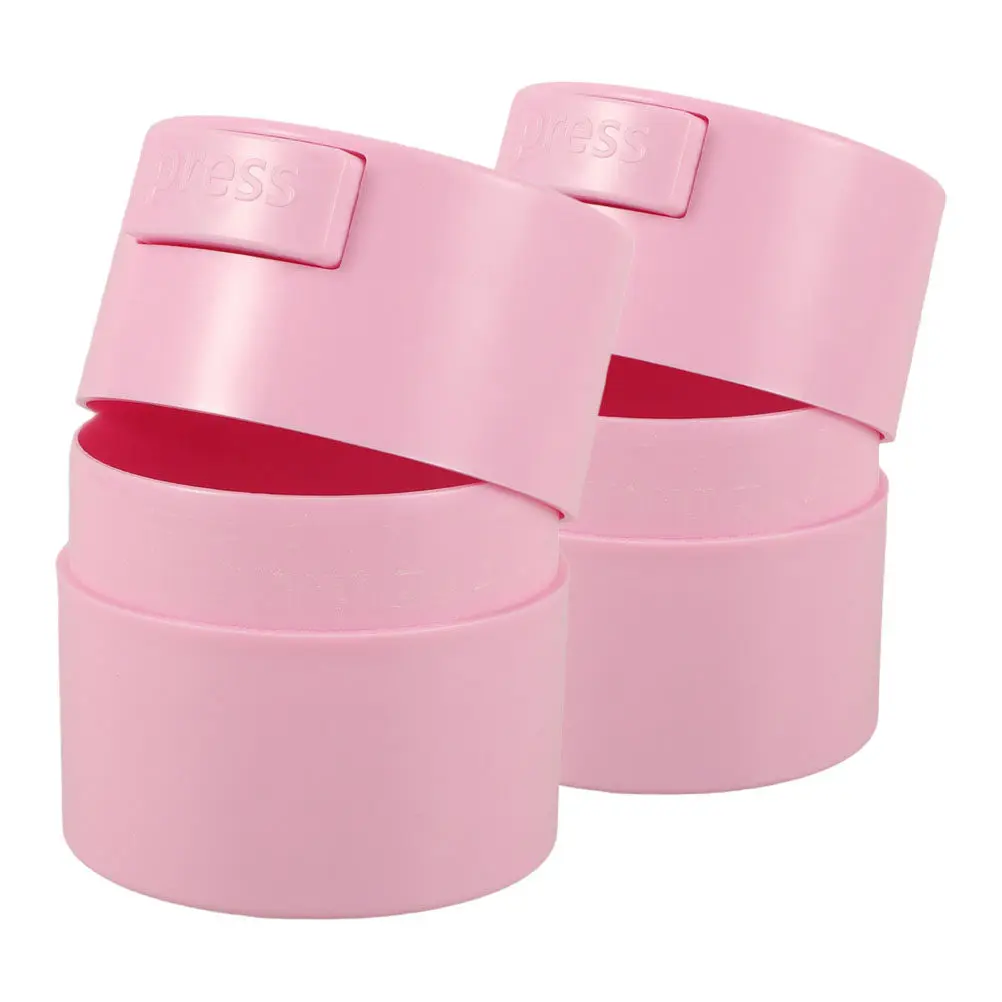 2Pcs Lash Glue Container Vacuum Sealed Airtight Eyelash Adhesive Leak Proof Storage Jar Lash Extension Tools Holder