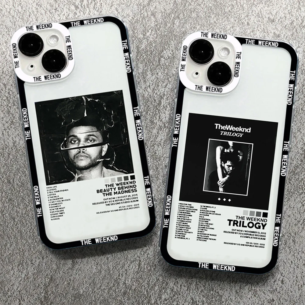 The Weeknd Minimalist Poster Phone Case for iPhone 15 14 13 12 11 Pro Max Mini Fundas For Apple Phone XR X Xs Max 7 8 Plus Cover