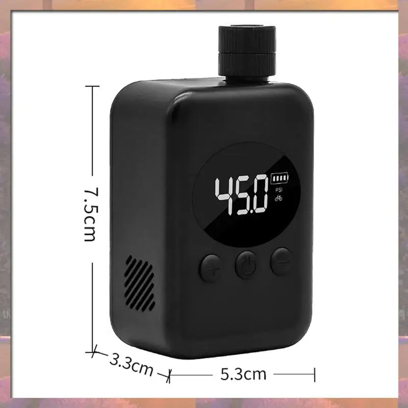 トップセールポータブルミニ電動エアポンプ自転車タイヤインフレーターバルブ付きロードバイクやオートバイに適した