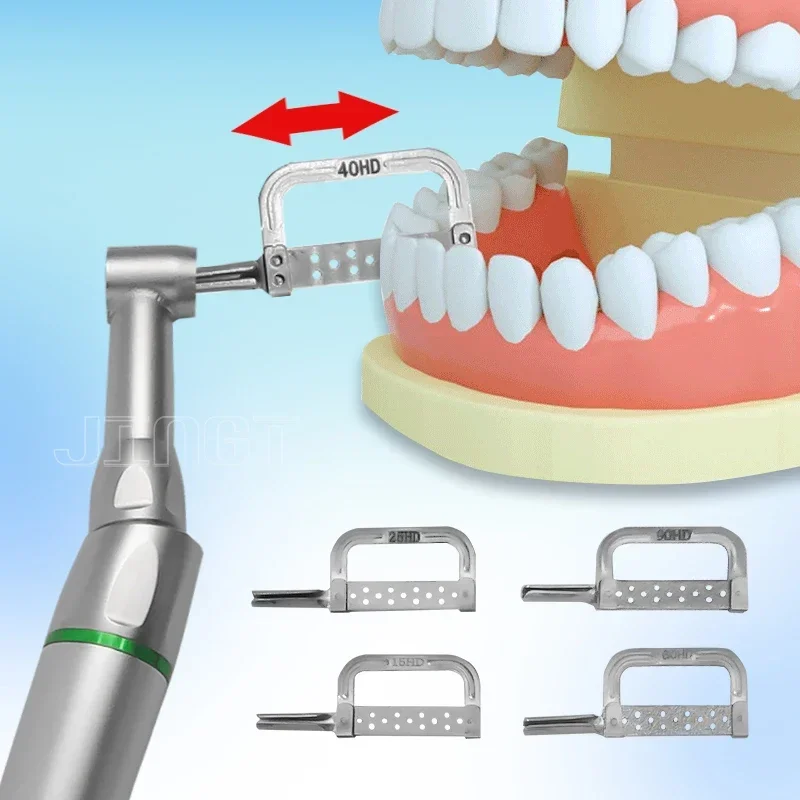 Orthodontic Interproximal Reduction System - Contra Angle Reciprocating Stripper and IPR Kit for Orthodontists, Dental Lab Tools