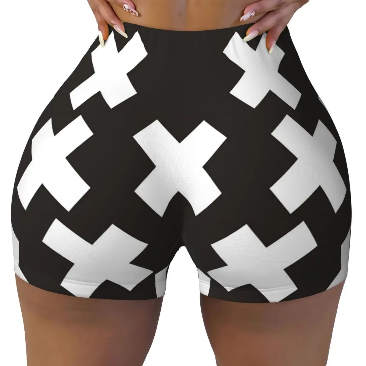 Custom Amsterdam Flag Women Gym Workout Running Shorts Athletic Volleyball Biker Yoga Shorts