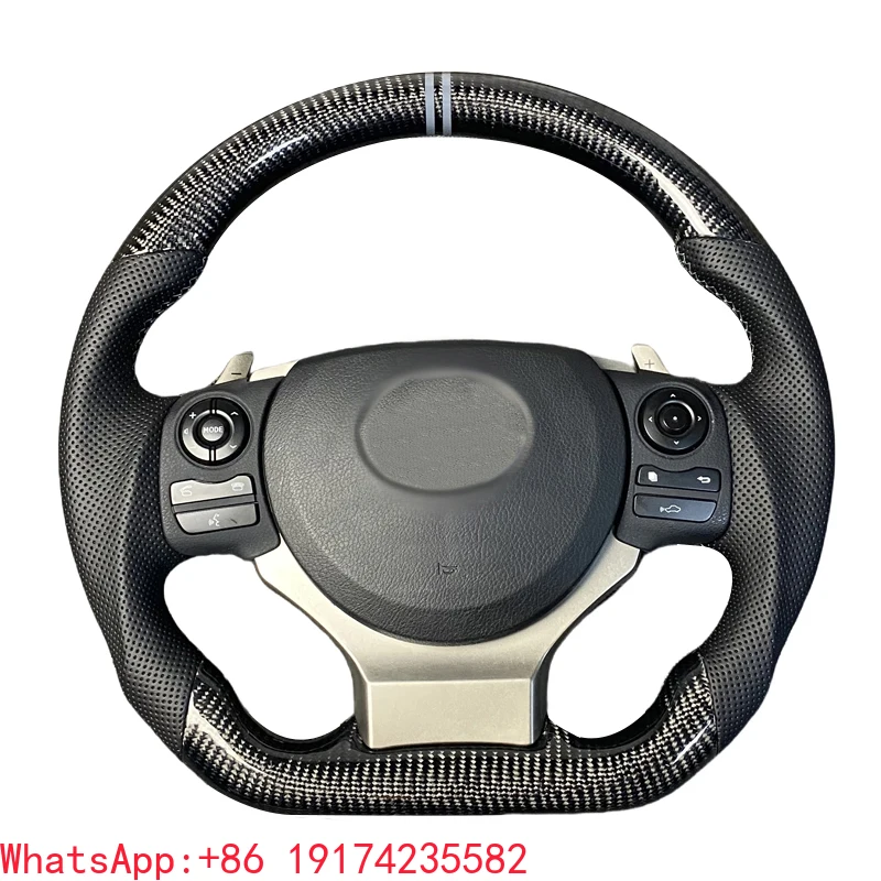 

Factory Direct Model Can Be Customized in Black Carbon Fiber for IS CT GS ES LS NX RX LX All Series Car Steering Wheel