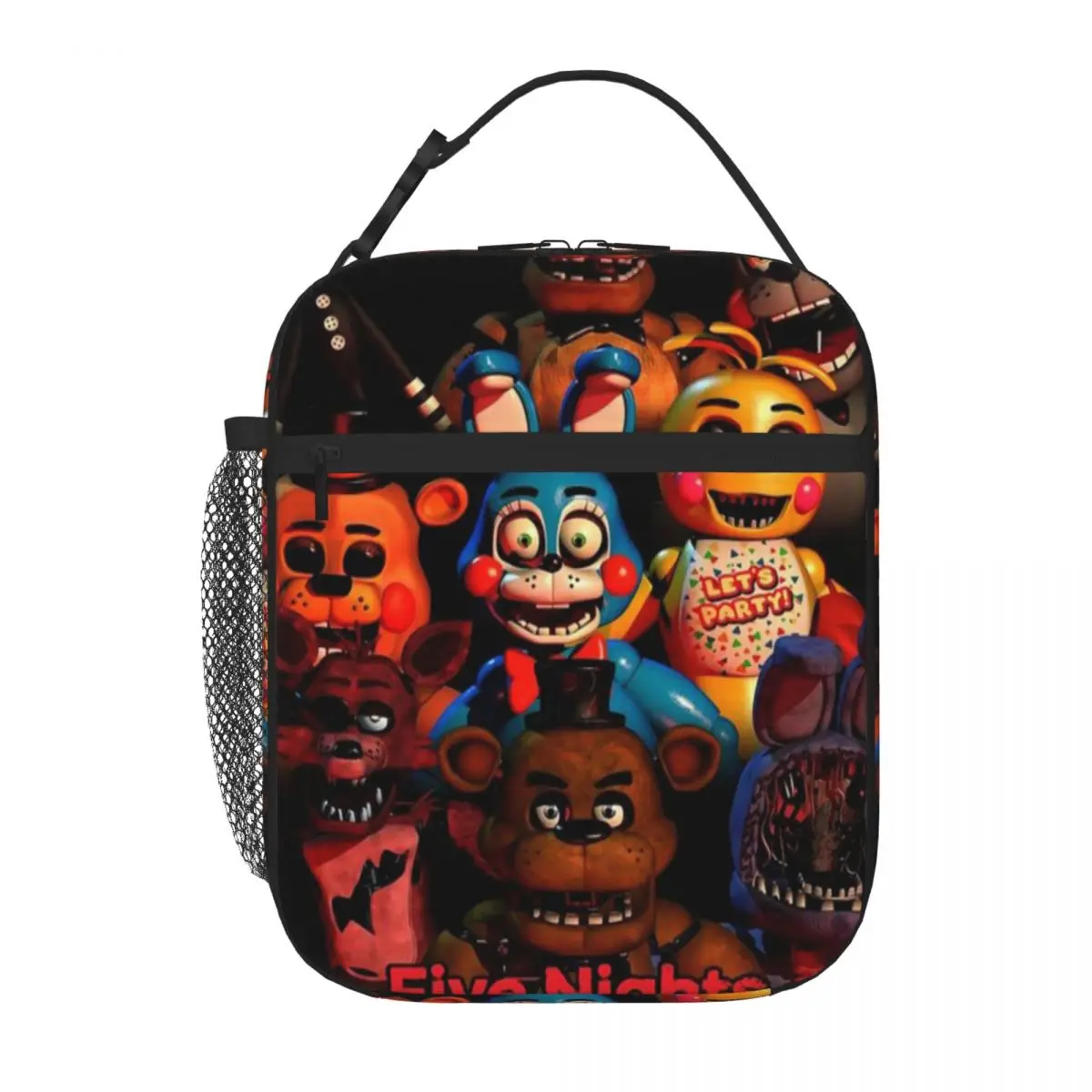 Bestselling Copy Of Five Nights At Freddy S Crossbody Neoprene Lunch Bag Business Commute Small Lunch Bag
