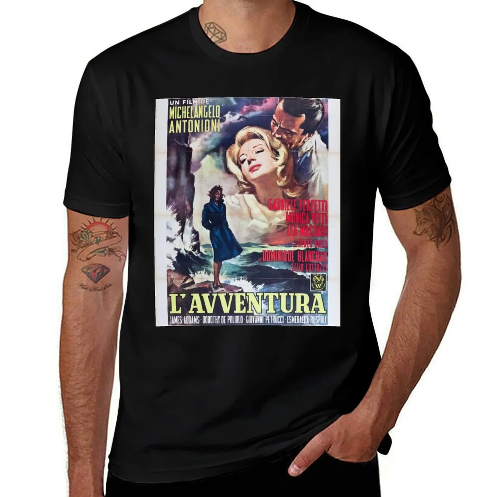 

L'Avventura Antonioni T-Shirt man t shirts cotton t shirt man cotton T-Shirt
