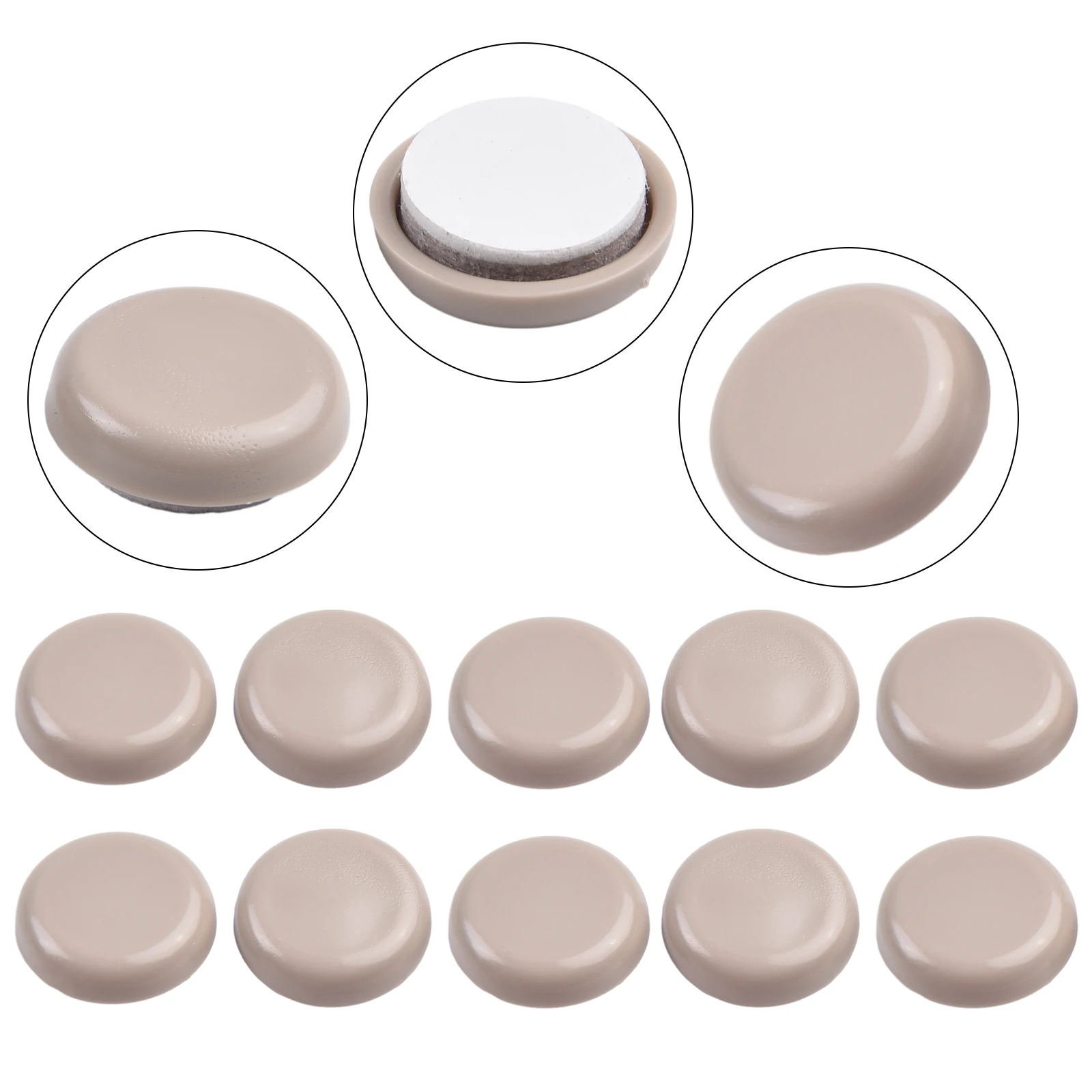 High Quality Furniture Sliders Protective Mats 16 Pcs Dressers For Tables Round Sofas Furniture Mover Sliders Plastic