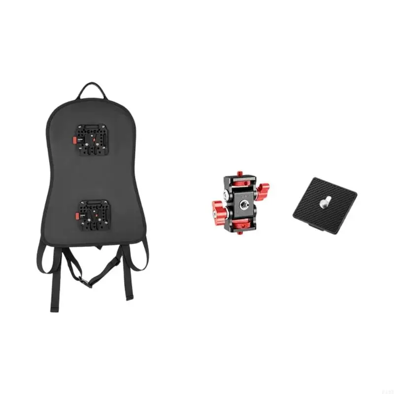 Sturdy Professional Camera Back Harness Featuring V Battery Plate Suitable for Secure Video Transmission and Mounting F19E