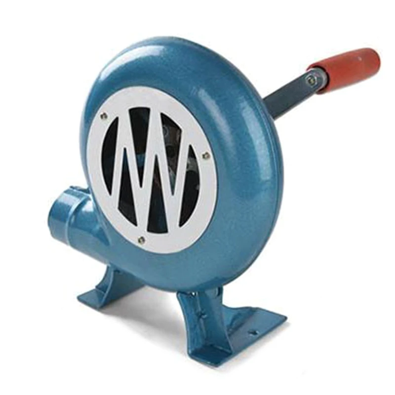 Perfect Hand Crank Air Fan Hand Crank Blower Manual Blacksmith Air Blower Hand Crank Fan Air Blower Flame Blower