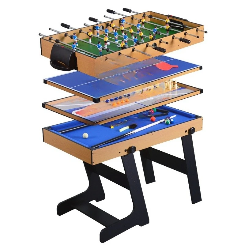 

Children's toy football interactive parent-child folding multi-function pool table sports 1 table game