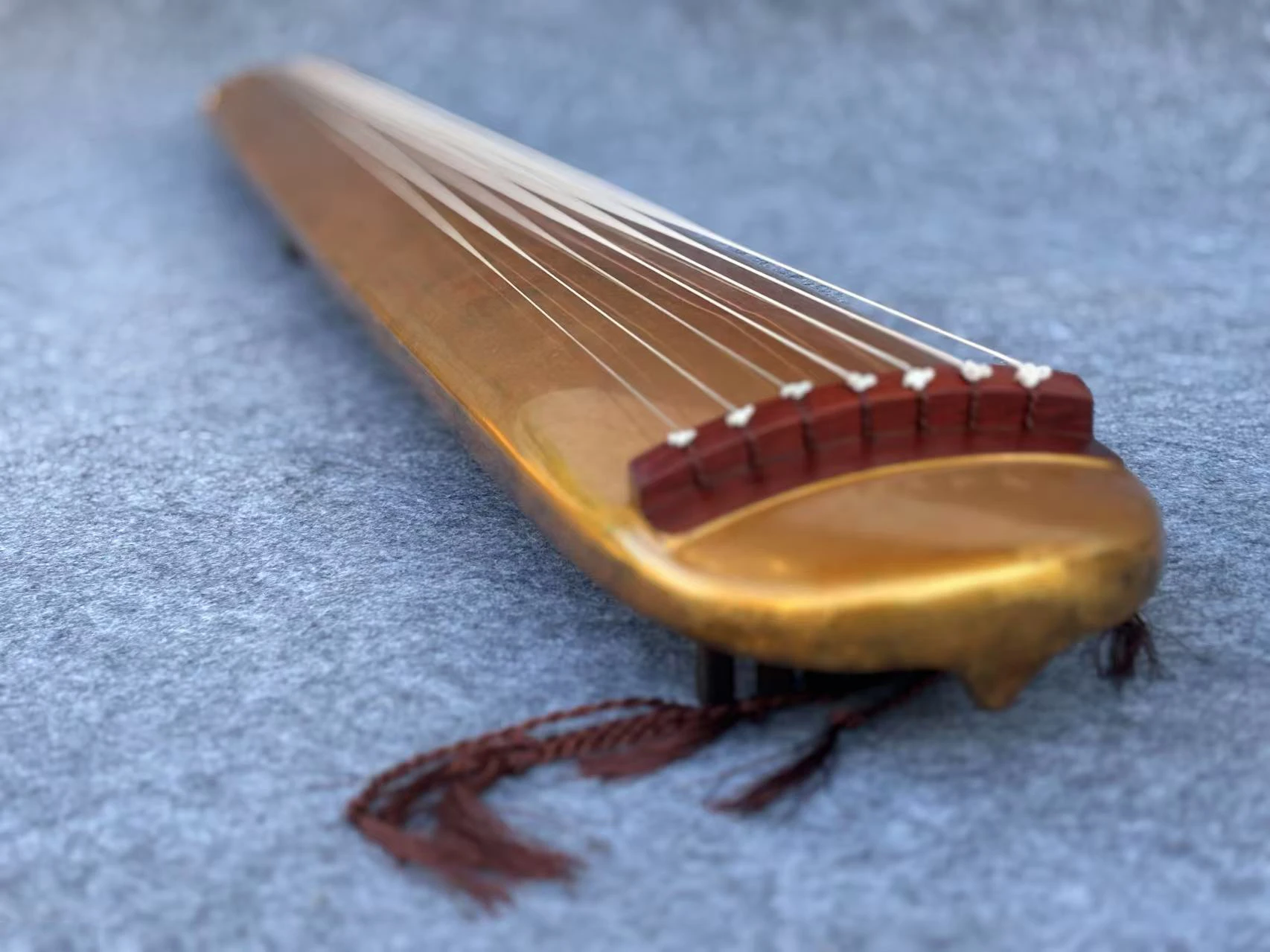 Guqin Chaotic style golden Chinese string instruments