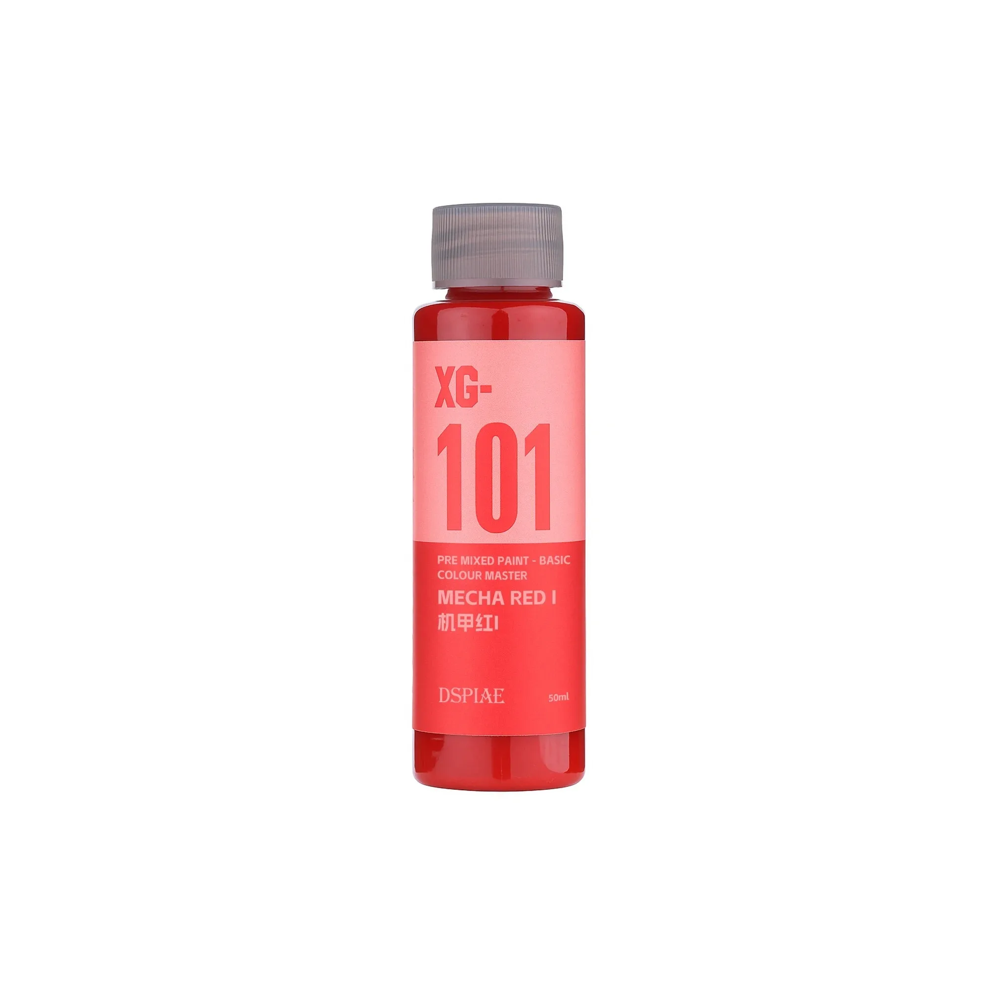 DSPIAE XG Serie Pre Gemengde Verf Basiskleur 50ML Op waterbasis voor Gundam Schaalmodel Kleurgereedschap Airbrush Handschilderen DIY