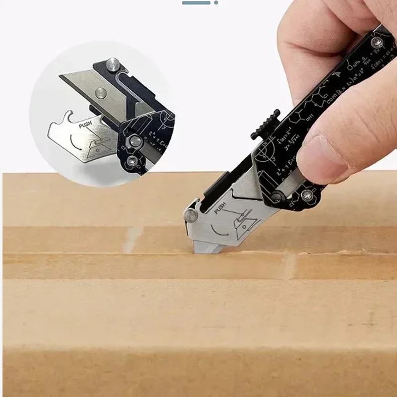 Swiss Tech Pocket Utility Knife Multitool Unpacking Knife Cutter Box Opener Paper Cutting EDC Multi Functional Tool