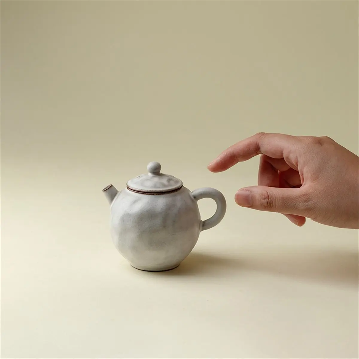 150ml Hammer Patterned Teapot Tea Infuser Pot Tea Brewing Kettle with Filter Drinkware Decoration Craft