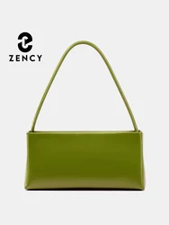 Zency Green Luxury Designer Handbag Fashion Women Leather High Sense Shoulder Bag Ladies Underarm Bag Cross Body Sac De Femme