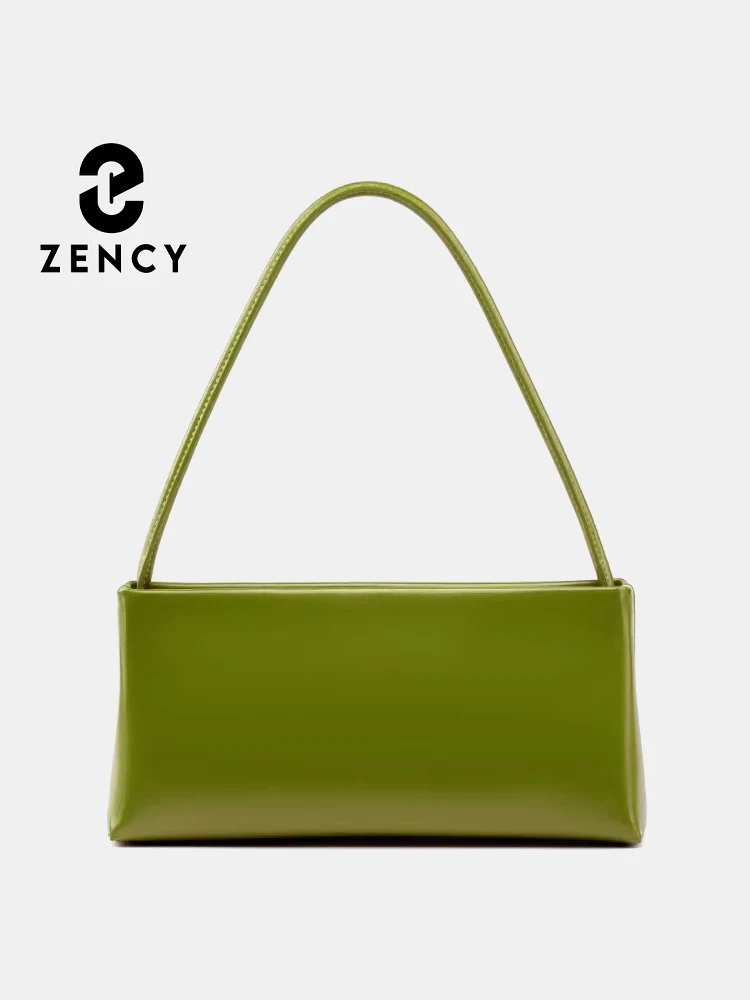 Zency Green Luxury Designer Handbag Fashion Women Leather High Sense Shoulder Bag Ladies Underarm Bag Cross Body Sac De Femme