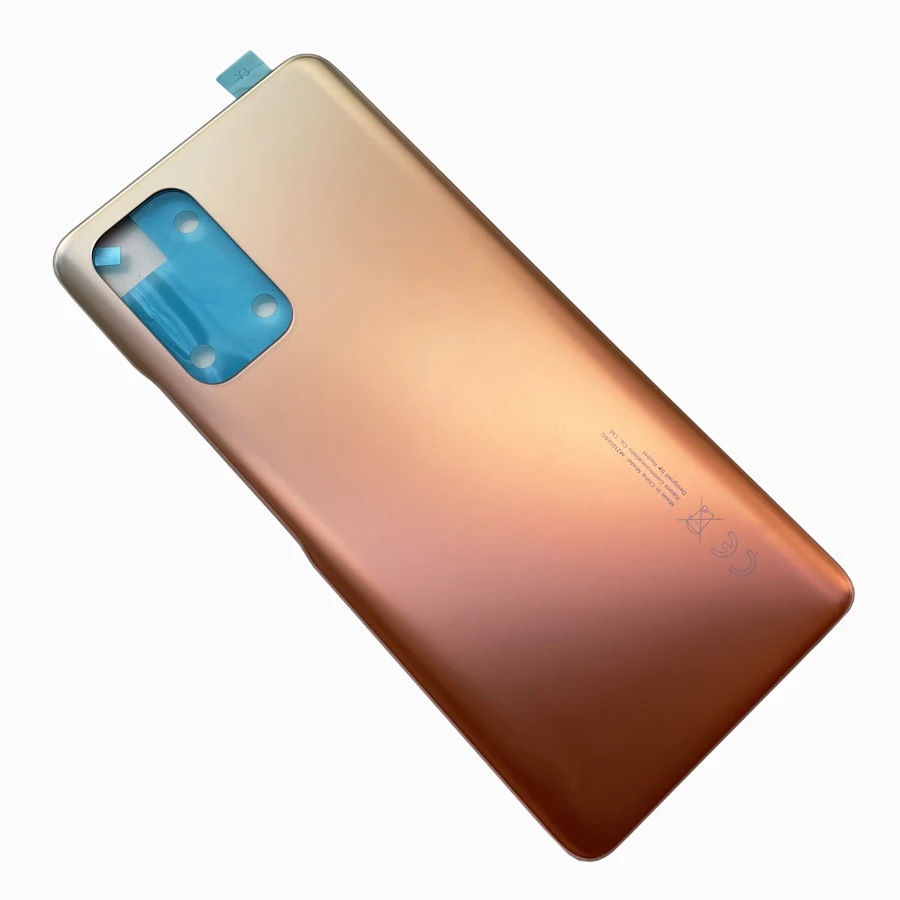 غطاء بطارية زجاجي لهاتف Redmi Note 10 Pro ، غطاء ، باب لوحي ، غلاف ، لاصق ، M2101K6G ، شاومي من الخلف +