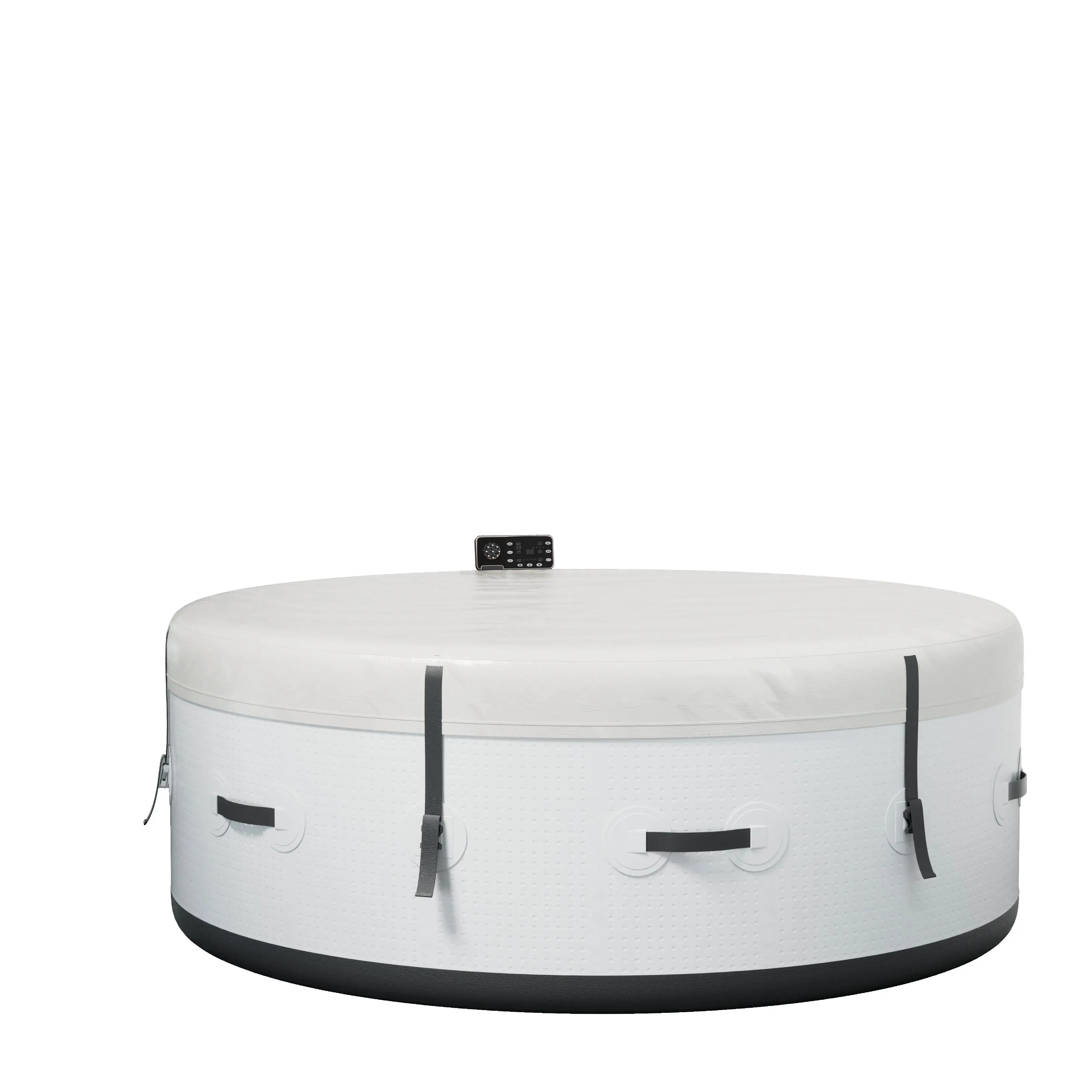 %& Hot Sale High Quality Portable Inflatable Massage Bathtub Multi-person Drop Stitch PVC Pool 120 Jets Constant Temperature Kid